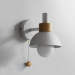 Nordic Wood & Metal Globe Wall Sconce LED 1-light Lasson Living