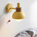 Nordic Wood & Metal Globe Wall Sconce LED 1-light Lasson Living