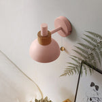 Nordic Wood & Metal Globe Wall Sconce LED 1-light Lasson Living