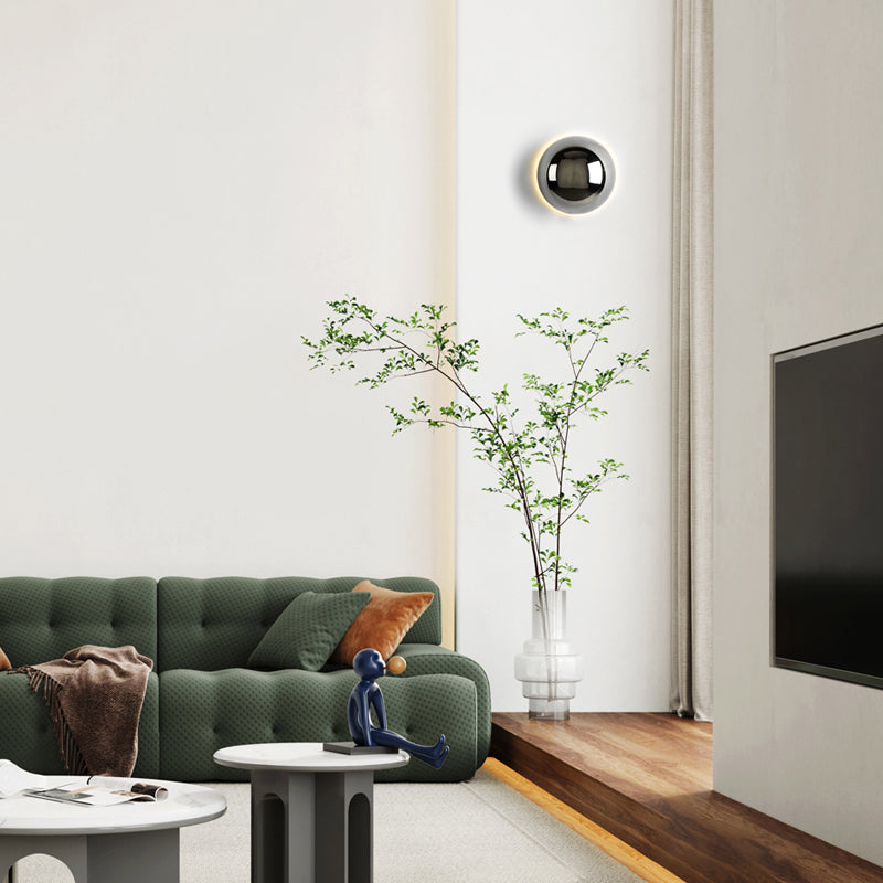 Bauhaus Glass Globe LED Wall Light 1-Light Lasson Living