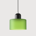 Bauhaus Glass Cylinder Pendant Light LED 1-Light Lasson Living
