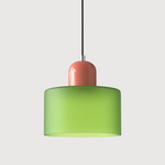 Bauhaus Glass Cylinder Pendant Light LED 1-Light Lasson Living