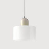 Bauhaus Glass Cylinder Pendant Light LED 1-Light Lasson Living
