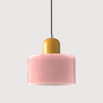 Bauhaus Glass Cylinder Pendant Light LED 1-Light Lasson Living
