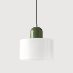 Bauhaus Glass Cylinder Pendant Light LED 1-Light Lasson Living