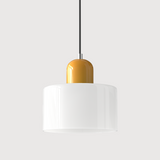 Bauhaus Glass Cylinder Pendant Light LED 1-Light Lasson Living