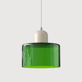Bauhaus Glass Cylinder Pendant Light LED 1-Light Lasson Living