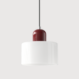 Bauhaus Glass Cylinder Pendant Light LED 1-Light Lasson Living