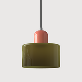 Bauhaus Glass Cylinder Pendant Light LED 1-Light Lasson Living