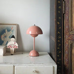 Modern Dome Wireless LED Table Lamp 1-Light Lasson Living