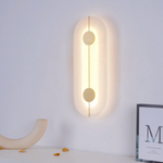Modern Nordic Marble Round Wall Sconce LED 1-Light Lasson Living