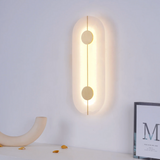 Modern Nordic Marble Round Wall Sconce LED 1-Light Lasson Living
