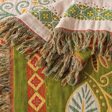 Autumn Leaf Boho Reversible Blanket Lasson Living