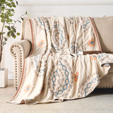Serene Mandala | Cotton Throw Blanket Lasson Living