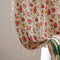 Floral Tasseled Soft Cotton Curtain Lasson Living