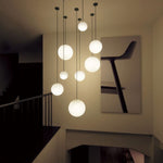 Minimalist Brass Globe Glass Pendant 1-Light Lasson Living