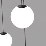 Minimalist Brass Globe Glass Pendant 1-Light Lasson Living