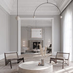 Minimalist Brass Globe Glass Pendant 1-Light Lasson Living