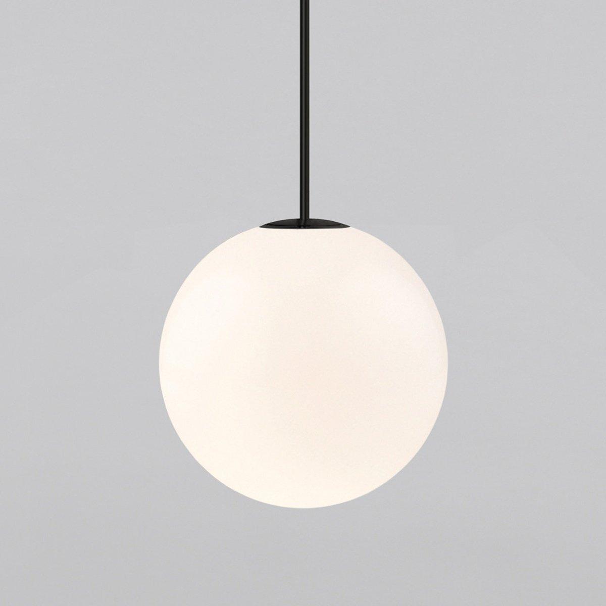 Minimalist Brass Globe Glass Pendant 1-Light Lasson Living