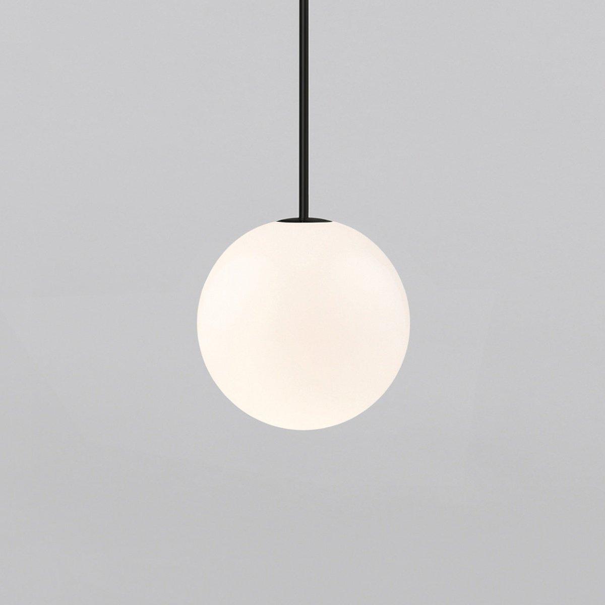 Minimalist Brass Globe Glass Pendant 1-Light Lasson Living