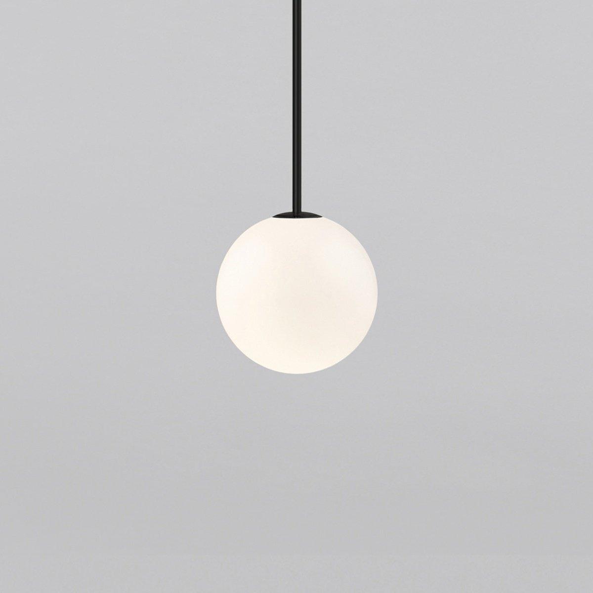 Minimalist Brass Globe Glass Pendant 1-Light Lasson Living