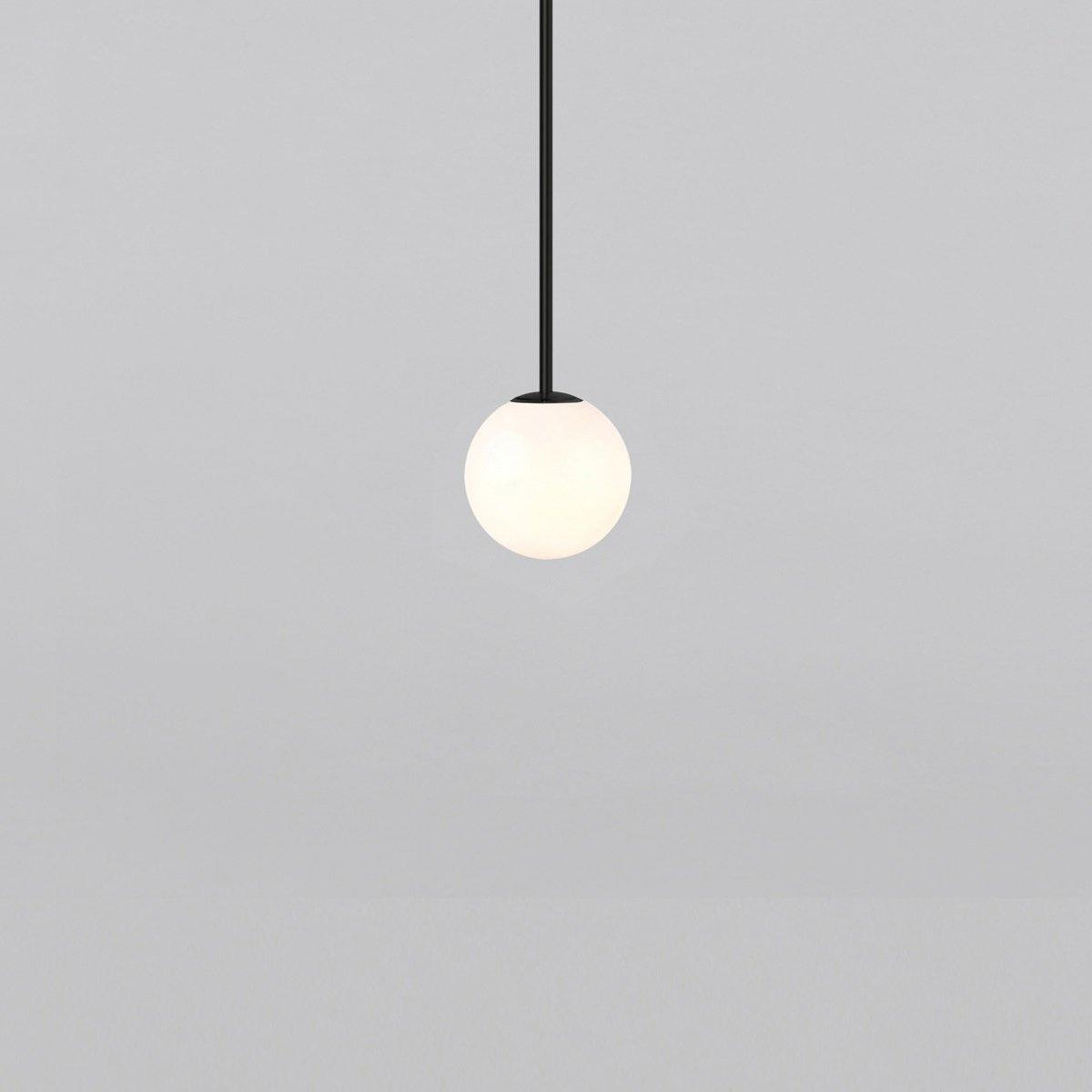 Minimalist Brass Globe Glass Pendant 1-Light Lasson Living