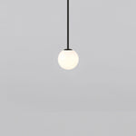 Minimalist Brass Globe Glass Pendant 1-Light Lasson Living