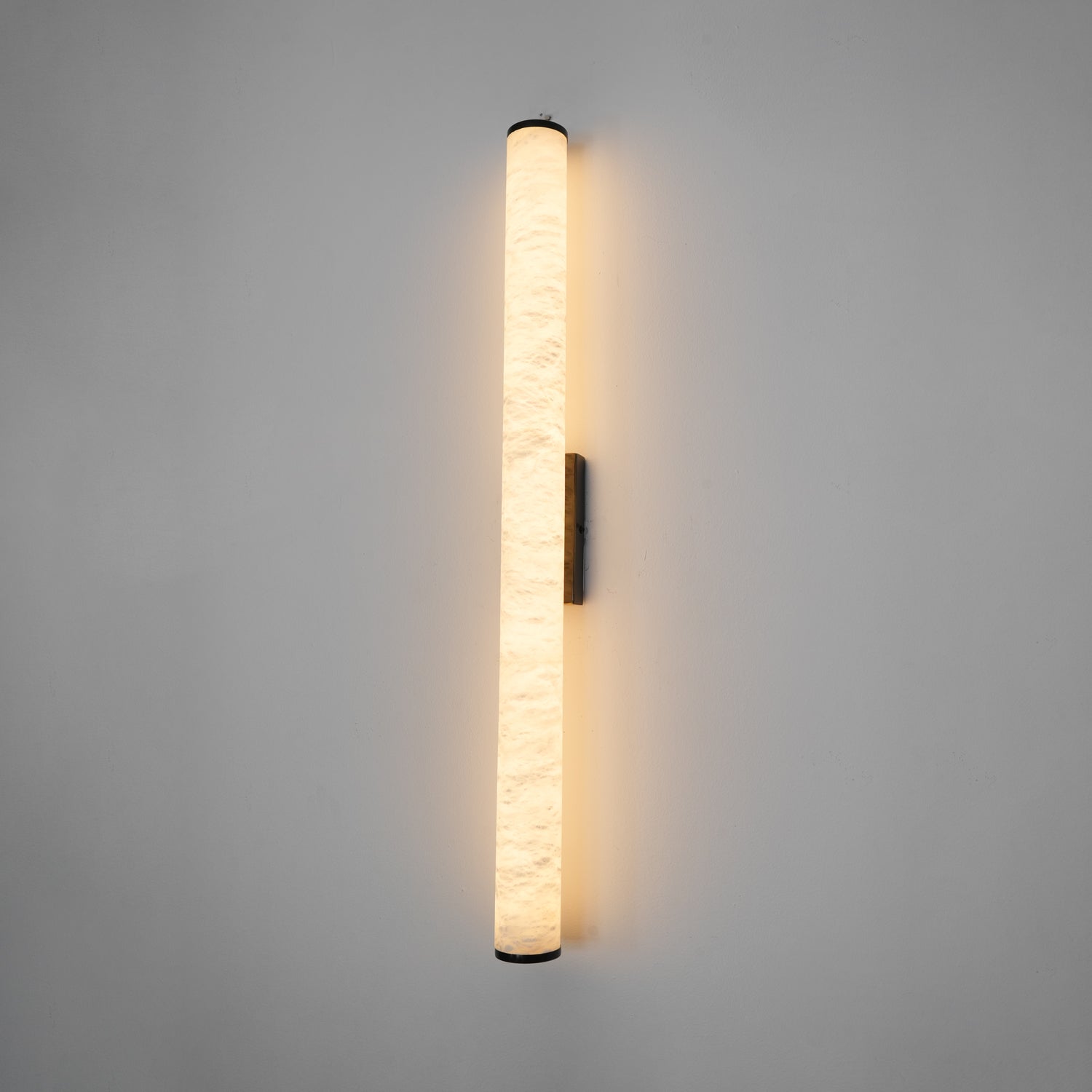 Modern Alabaster Tube LED Wall Sconce 1-Light Lasson Living