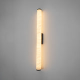 Modern Alabaster Tube LED Wall Sconce 1-Light Lasson Living