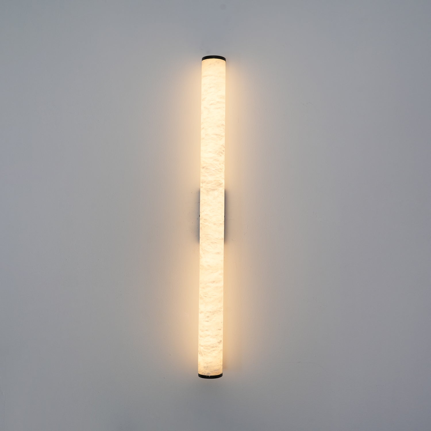 Modern Alabaster Tube LED Wall Sconce 1-Light Lasson Living