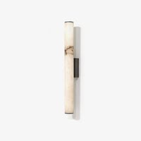 Modern Alabaster Tube LED Wall Sconce 1-Light Lasson Living
