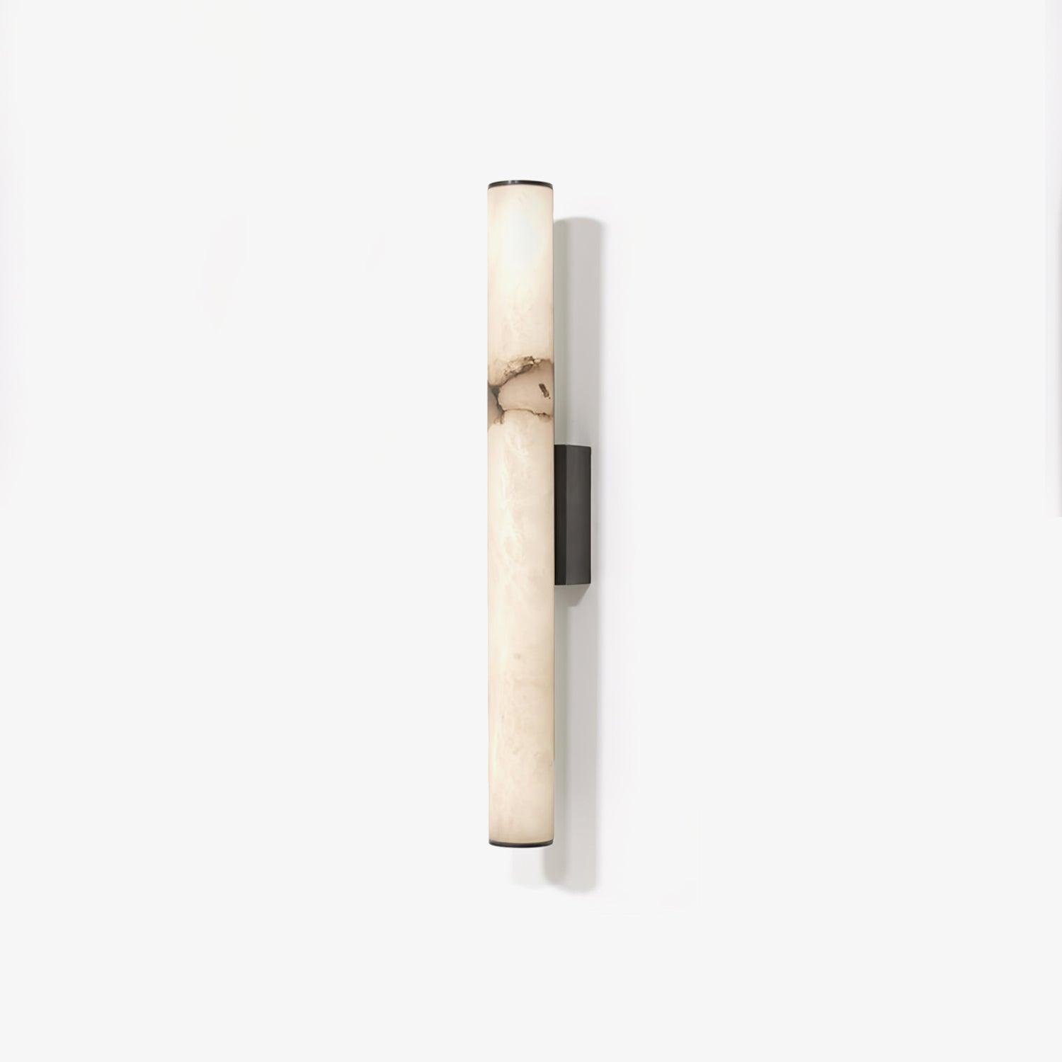 Modern Alabaster Tube LED Wall Sconce 1-Light Lasson Living