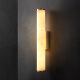 Modern Alabaster Tube LED Wall Sconce 1-Light Lasson Living