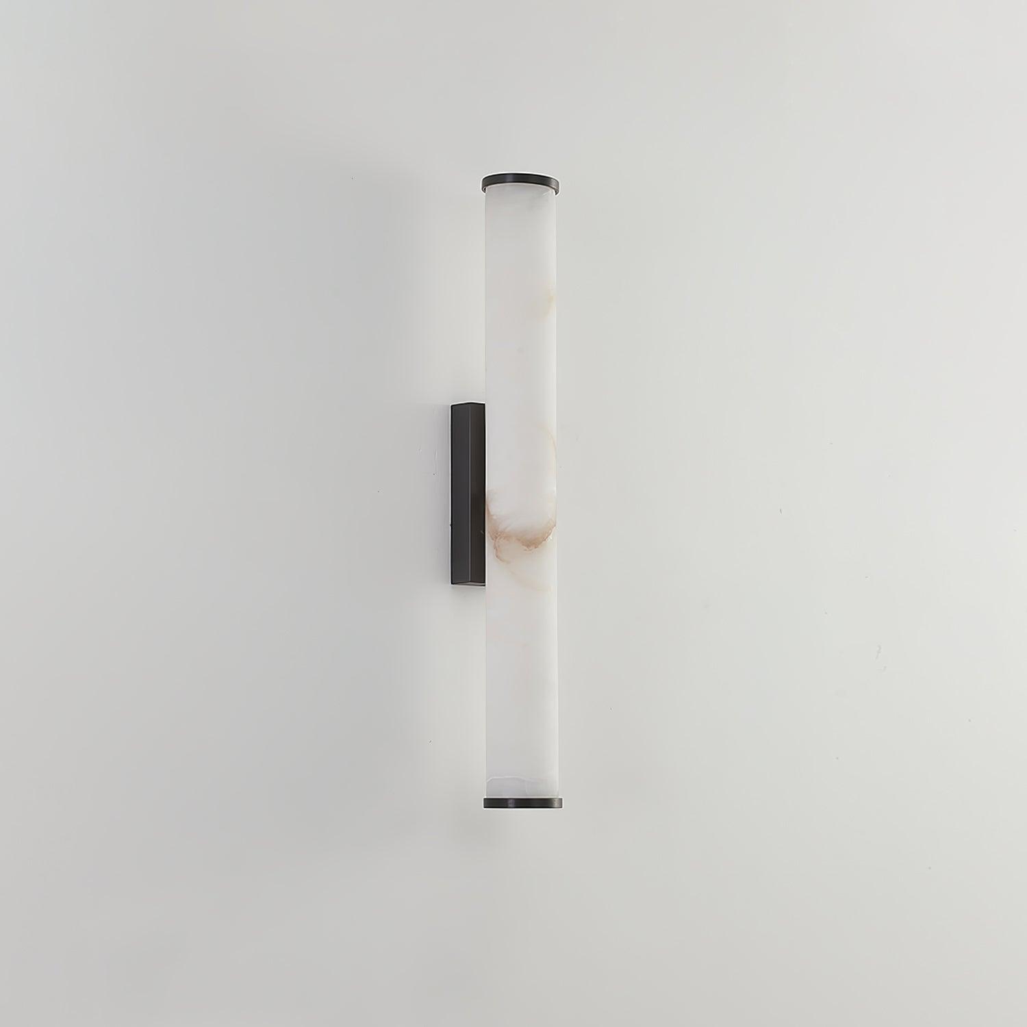 Modern Alabaster Tube LED Wall Sconce 1-Light Lasson Living