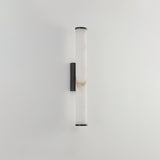 Modern Alabaster Tube LED Wall Sconce 1-Light Lasson Living