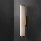 Modern Alabaster Tube LED Wall Sconce 1-Light Lasson Living