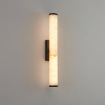 Modern Alabaster Tube LED Wall Sconce 1-Light Lasson Living