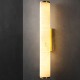Modern Alabaster Tube LED Wall Sconce 1-Light Lasson Living