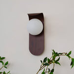 Nordic Wood Globe Wall Sconce LED 1-Light Lasson Living