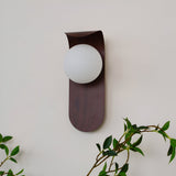 Nordic Wood Globe Wall Sconce LED 1-Light Lasson Living