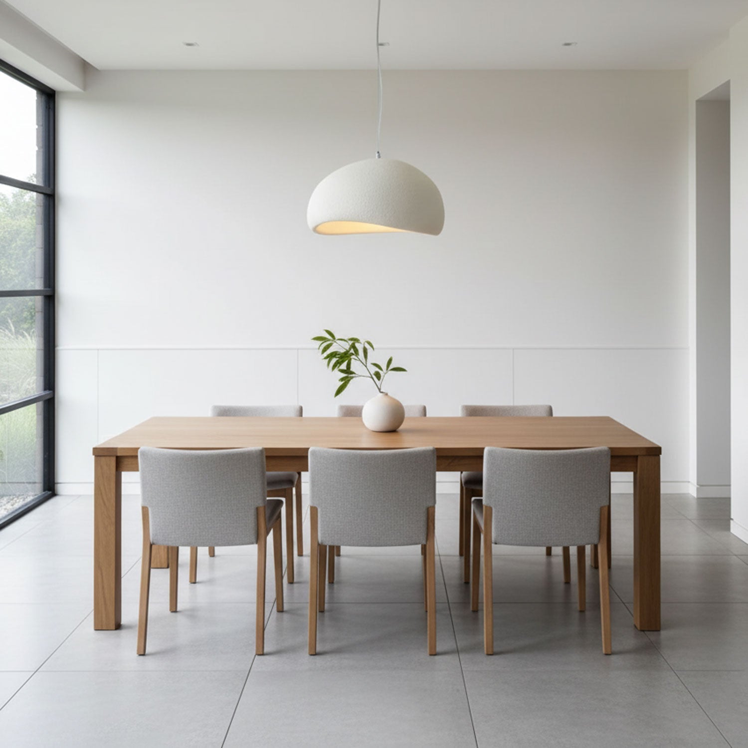 Modern Minimalist Dome LED Pendant Light 1-Light Lasson Living