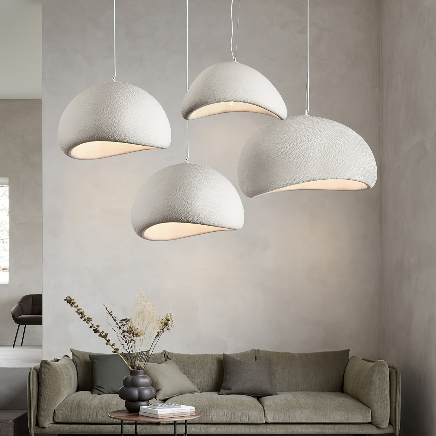 Modern Minimalist Dome LED Pendant Light 1-Light Lasson Living