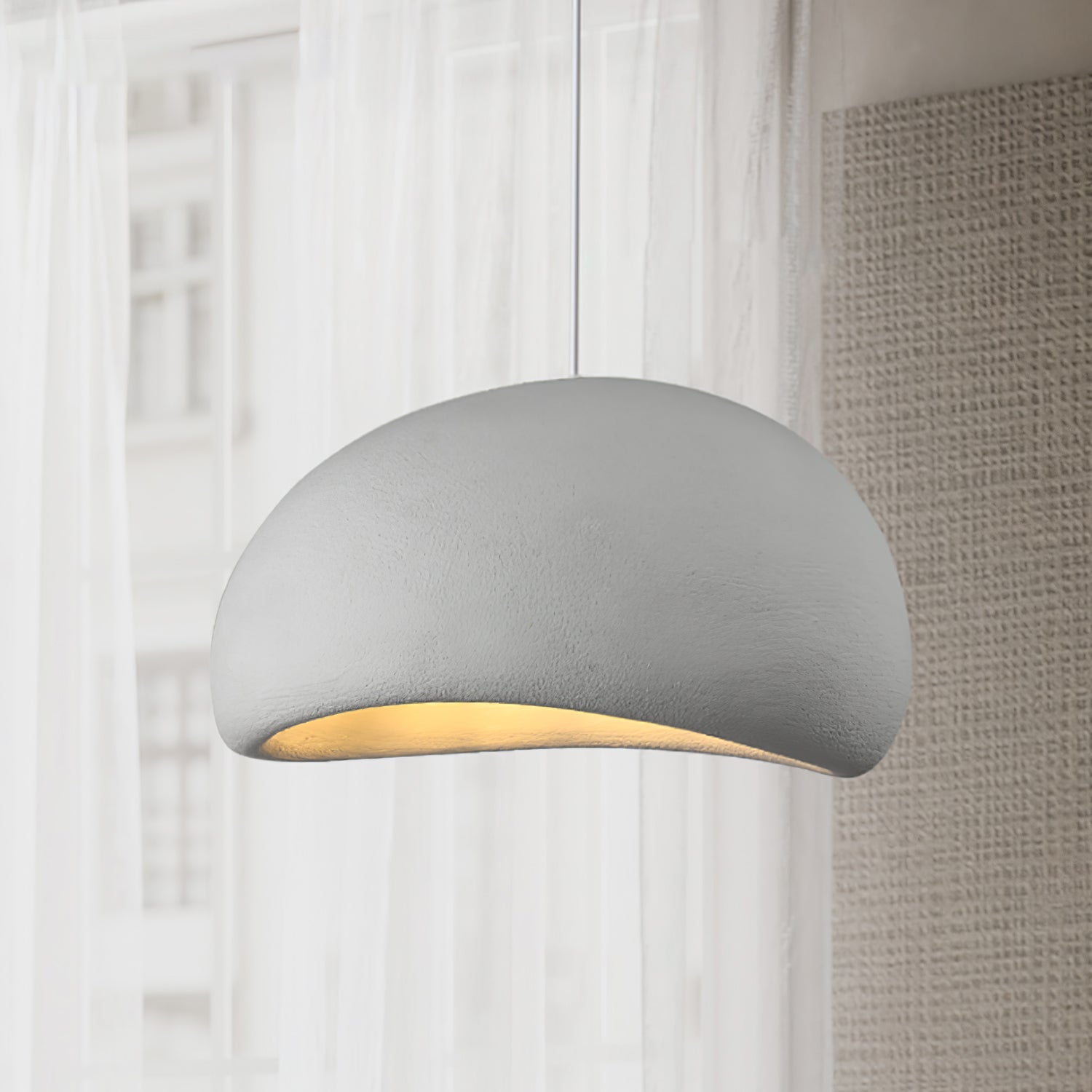 Modern Minimalist Dome LED Pendant Light 1-Light Lasson Living