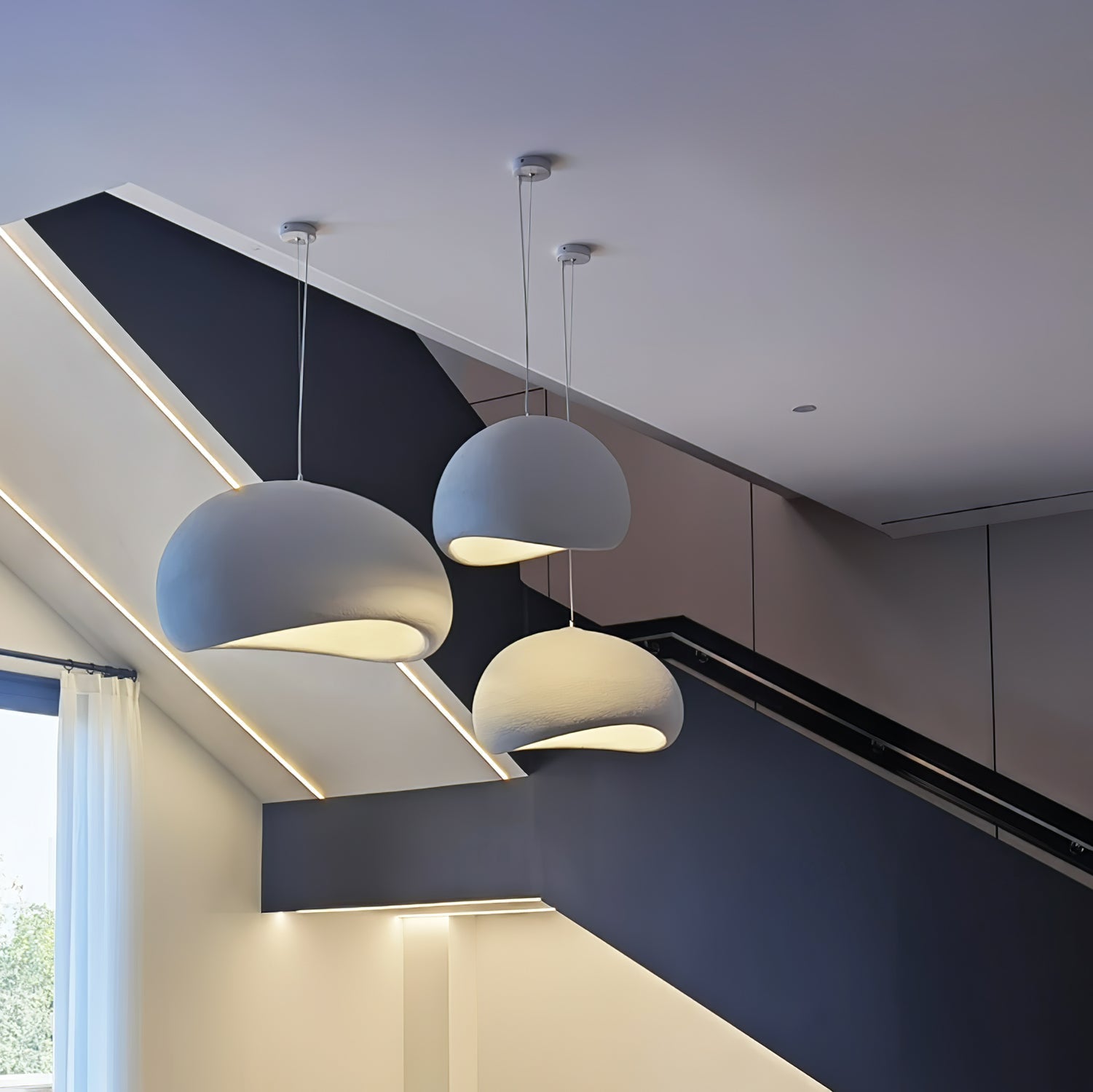 Modern Minimalist Dome LED Pendant Light 1-Light Lasson Living