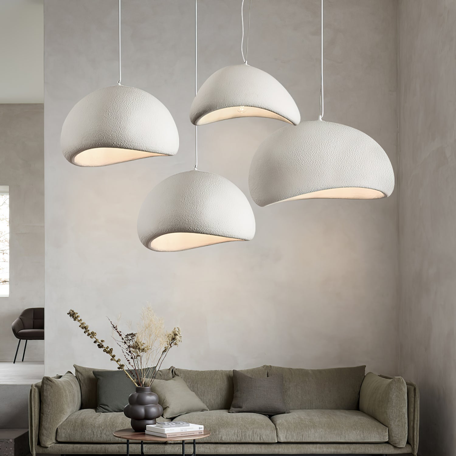 Modern Minimalist Dome LED Pendant Light 1-Light Lasson Living