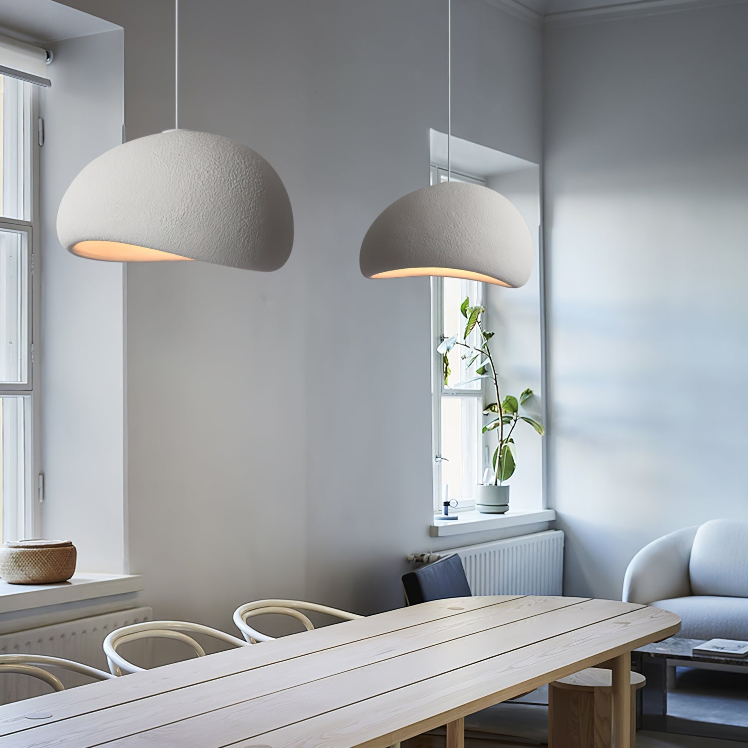 Modern Minimalist Dome LED Pendant Light 1-Light Lasson Living