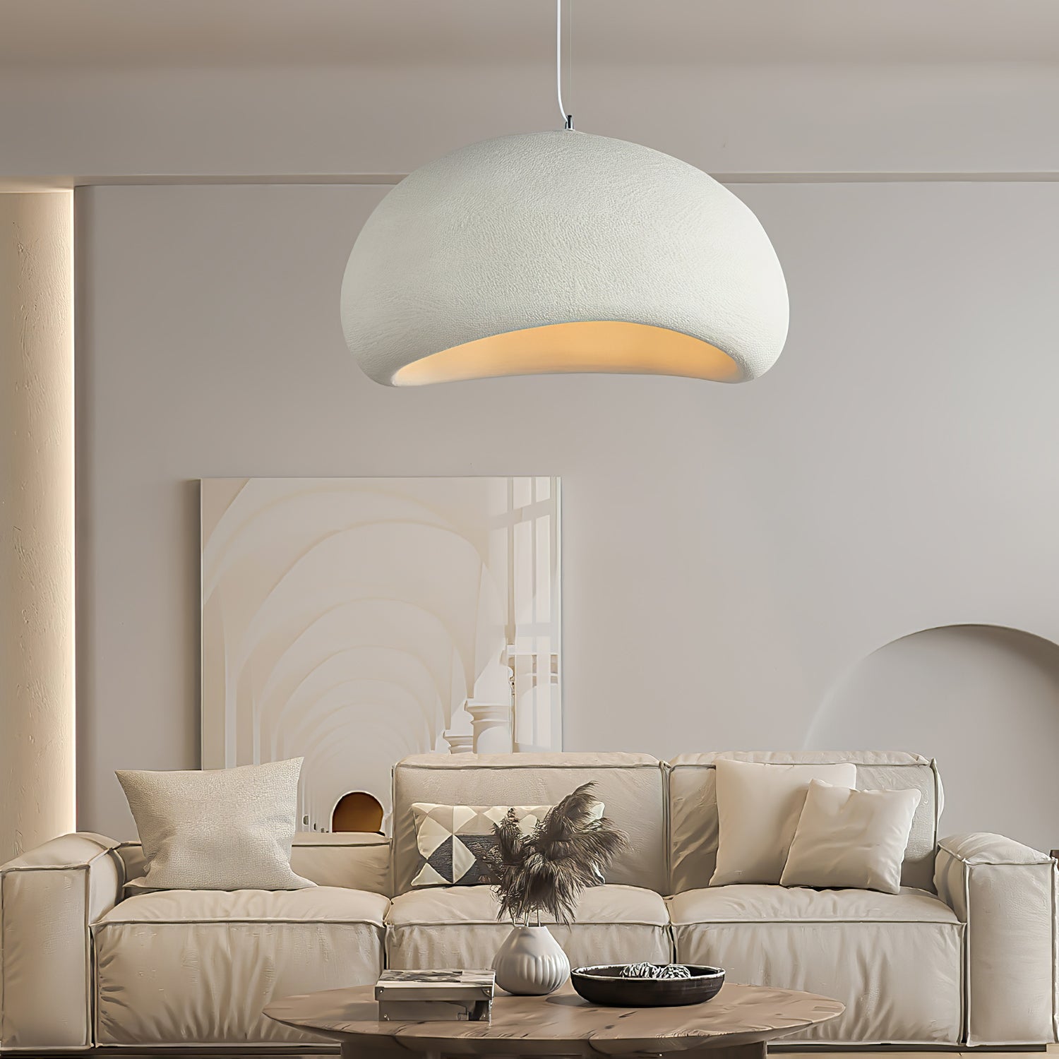 Modern Minimalist Dome LED Pendant Light 1-Light Lasson Living