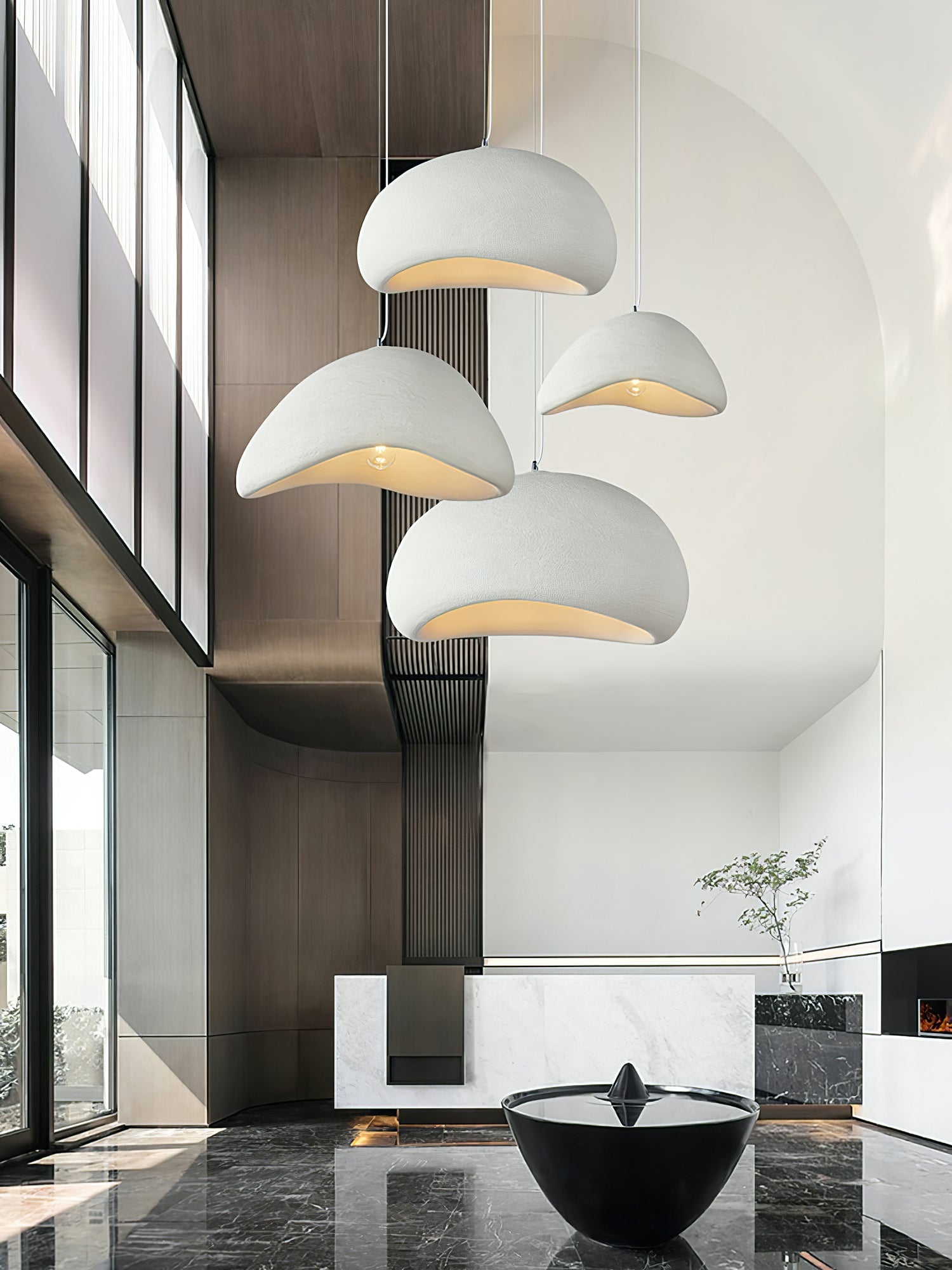 Modern Minimalist Dome LED Pendant Light 1-Light Lasson Living