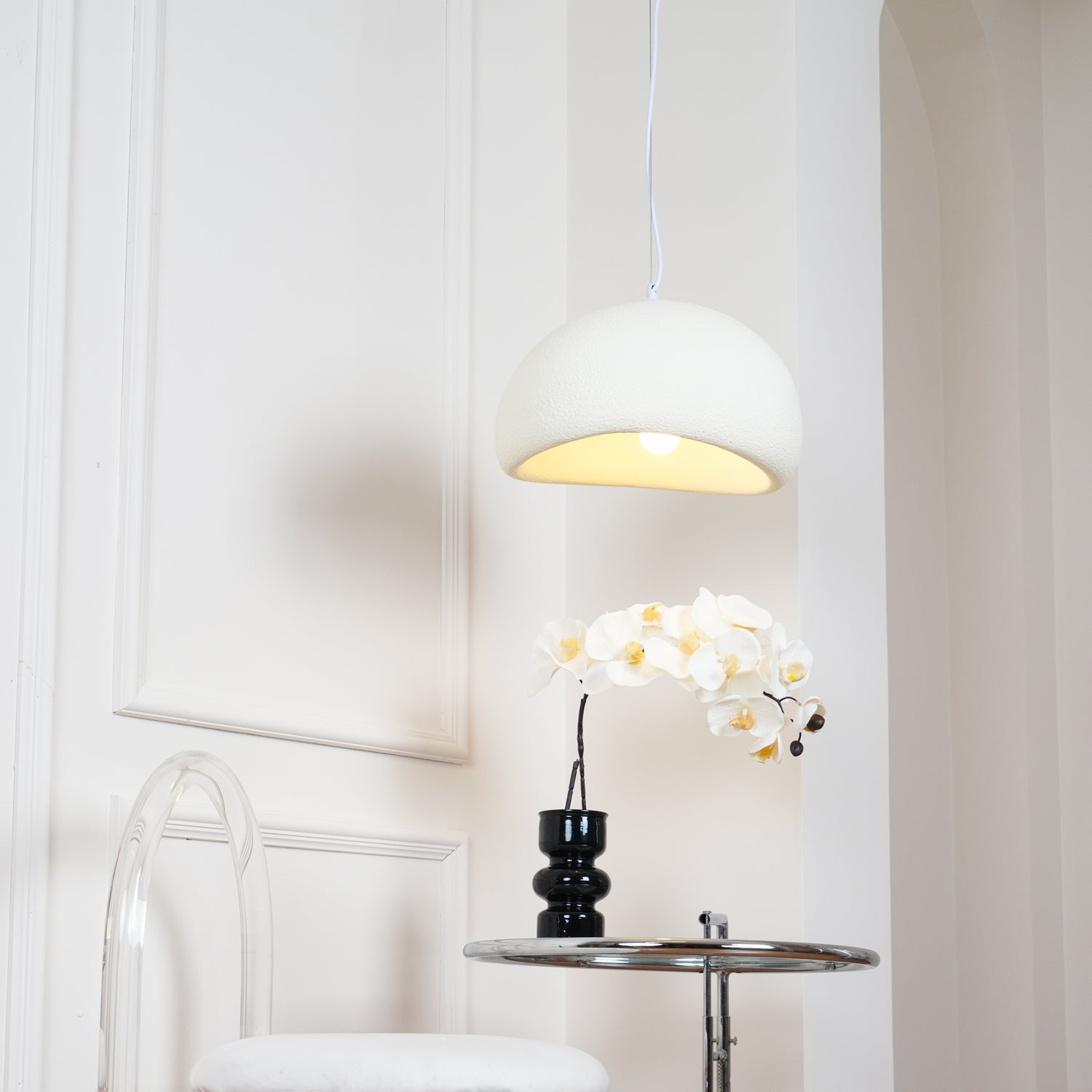 Modern Minimalist Dome LED Pendant Light 1-Light Lasson Living