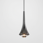 Modern Glass Teardrop LED Pendant Light 1-Light Lasson Living